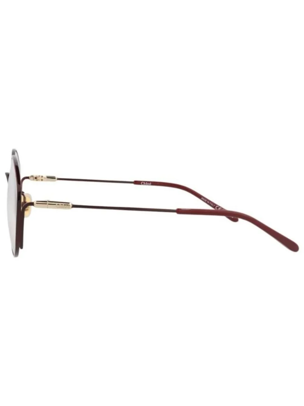 New Chloé Womens Cat Eye Burgundy Burgundy Transparent Fashion Designer Eyeglass